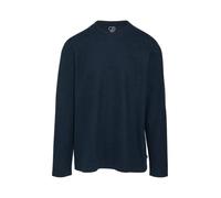 Longsleeve mit Rippstruktur und Logostickerei XXL blau 2157817.57L0.XXL