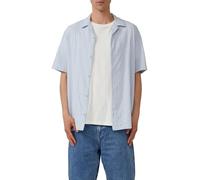 QS Herren 2168226 Hemd Kurzarm, Weiß, M