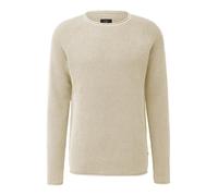 Grobstrickpullover mit Wascheffekt und Rollkante L Beige 2170367.8148.L