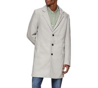 QS Herren Outdoor-Mantel - Regular Fit, Reverskragen, Wollmix