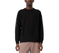QS Herren Strickpullover - Relaxed Fit, Rundhals, Langarm