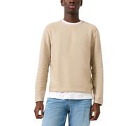 Strickpullover QS, Herren, Gr. XL, beige, Strick, Obermaterial: 100% Baumwolle, unifarben, regular fit normal, Rundhals, Rollkante, Pullover Strickpullover, mit Rollkante (14057651-XL) beige