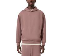 Kapuzensweatshirt QS, Herren, Gr. XL, braun, Sweatware, Obermaterial: 67% Polyester, 33% Baumwolle, bestickt, unifarben, lässig geschnitten hüftbedeckend, Rundhals, Flachstrickbündchen, Sweatshirts, u