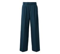 Wide Leg Hose mit Bundfalten 42/30 blau 2178032.5820.42_30