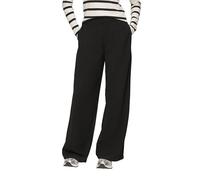 Q/S designed by - Bundfaltenhose mit weitem Bein schwarz - Gr. - 36/30