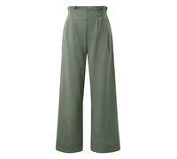 Webhose QS, Damen, Gr. 44, Länge 32, olive, Web, Obermaterial: 53% Viskose, 35% Polyester, 12% Polyamid, bequem lang, Hosen, weites Bein mit Gummzug am Bund (26095824-44) olive