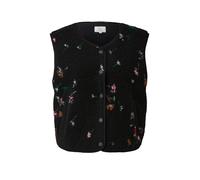 qs - Indoor-Weste schwarz/mehrfarbig - Gr. - M