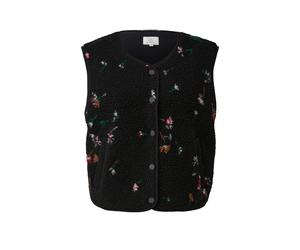 qs - Indoor-Weste schwarz/mehrfarbig - Gr. - XS