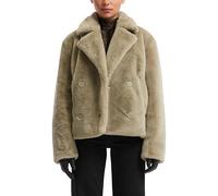 s.Oliver Outdoor-Jacke QS in Felloptik Beige Größe M
