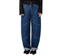 s.Oliver Jeans-Hose QS Barrel, Relaxed Fit, High Rise, Wide Leg, Blau Größe 36/32