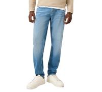Relax-fit-Jeans QS "Style Devon", Herren, Gr. 34, Länge 32, blau (light blau), Denim/Jeans, Obermaterial: 99% Baumwolle, 1% Elasthan, unifarben, relaxed fit knöchellang, Jeans, im Five-Pocket Style (2