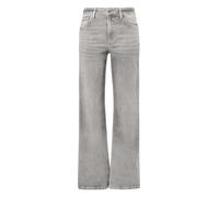 s.Oliver Stretch-Jeans CATIE Wide Leg Damen Slim Fit Mid Rise Superstretch Gr. 42 L30 light grau