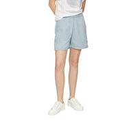 Jeans-Short Abby / Mid Rise / Semi Wide Leg / mit Elastikbund 34 blau