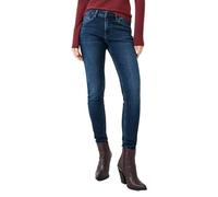 Stretch-Hose QS, Damen, Gr. 40, Länge 30, mid blau, Denim/Jeans, Obermaterial: 99% Baumwolle, 1% Elasthan. Futter: 70% Polyester, 30% Baumwolle, unifarben, skinny fit lang, Hosen, Slim Fit Jeans mit S
