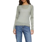 QS Jersey-Shirt mit Glitzergarn