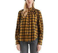 Karobluse mit Raglanärmel und Rüsche am Stehkragen 40 gelb|schwarz 2172558.85N0.40