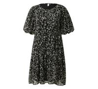 qs - Kleid schwarz|mehrfarbig - Gr. - 38