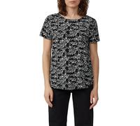 Kurzarmbluse aus Viskose 38 schwarz 2162738.99A1.38