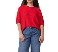 QS Kurzarmpullover aus Bändchengarn