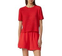 QS Kurzarmpullover aus Bändchengarn