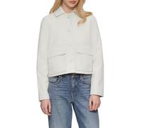 QS Kurze Jacke in Wolloptik mit aufgesetzten Taschen