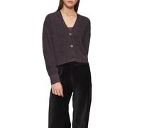 Kurze Strickjacke aus Baumwollmix mit Knöpfen XL lila 2158462.49W0.XL