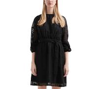 Kurzes Chiffonkleid 36 schwarz 2171222.9999.36
