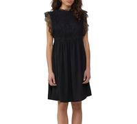 Kurzes Kleid mit Spitzenoberteil 38 schwarz 2165994.9999.38