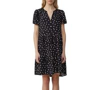 QS Kurzes Viskosekleid mit All-Over-Print