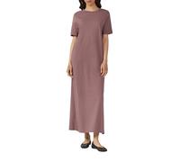 Langes Jerseykleid aus Baumwolle XL Rosa 2166923.4762.XL