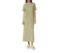 QS Langes Jerseykleid aus Baumwolle salbeigrün XL