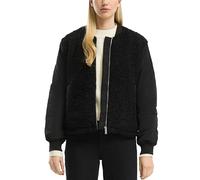 Leicht wattierter Blouson im Fabricmix M schwarz 2168432.9999.M