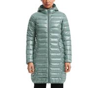 Leicht wattierter Steppmantel mit Kapuze L türkis 2162869.6215.L