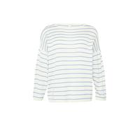 Strickpullover blau|weiß - Gr. - XS