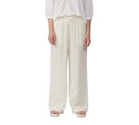 QS Damen 2162961 Leinen Hose, lang, 0200, 34W / 32L
