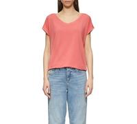 Locker geschnittenes T-Shirt im Modalmix Koralle L
