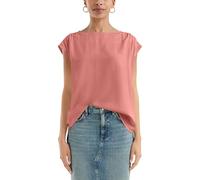 Lockere Viskosebluse mit Spitzeneinsatz 36 Rosa 2169381.4438.36