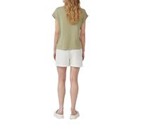 QS Lockeres T- Shirt mit Ärmelaufschlag und Frontprint