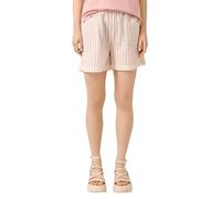 Luftige Streifenshorts aus Baumwolle mit Futter 42 pink|beige 2181311.45G0.42