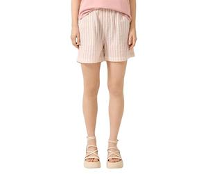 QS Luftige Streifenshorts aus Baumwolle mit Futter