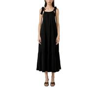 Maxikleid aus Leinenmix 40 schwarz 2180224.9999.40