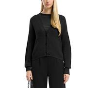 Melierte Strickjacke aus Baumwollmix L schwarz 2170513.99W0.L