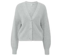 Melierte Strickjacke aus Baumwollmix XL grau 2170513.9400.XL
