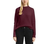Strickpullover QS, Damen, Gr. S, dunkelrot, Obermaterial: 85% Polyester, 13% Polyacryl, 2% Elasthan, Pullover (15462129-S) dunkelrot