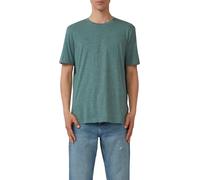 QS Meliertes T-Shirt mit Layering-Detail am Kragen