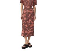 Midi-Rock aus Viskose 34 orange 2167036.20A2.34