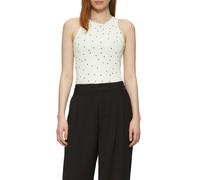 Geripptes Tanktop mit All-over-Print XXL creme 2165274.02A6.XXL