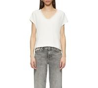 s.Oliver - Modalmix-Shirt mit Spitzenblende ecru - Gr. - XXL