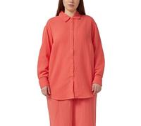 QS Musselin Bluse mit überschnittener Schuler