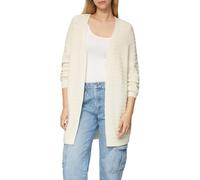 QS Offener Long-Cardigan mit Strukturmuster